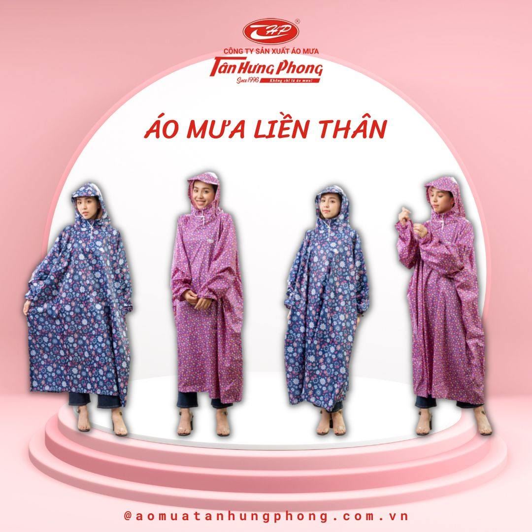 Bảo Vệ Toàn Diện Với Áo Mưa Liền Thân Tân Hưng Phong