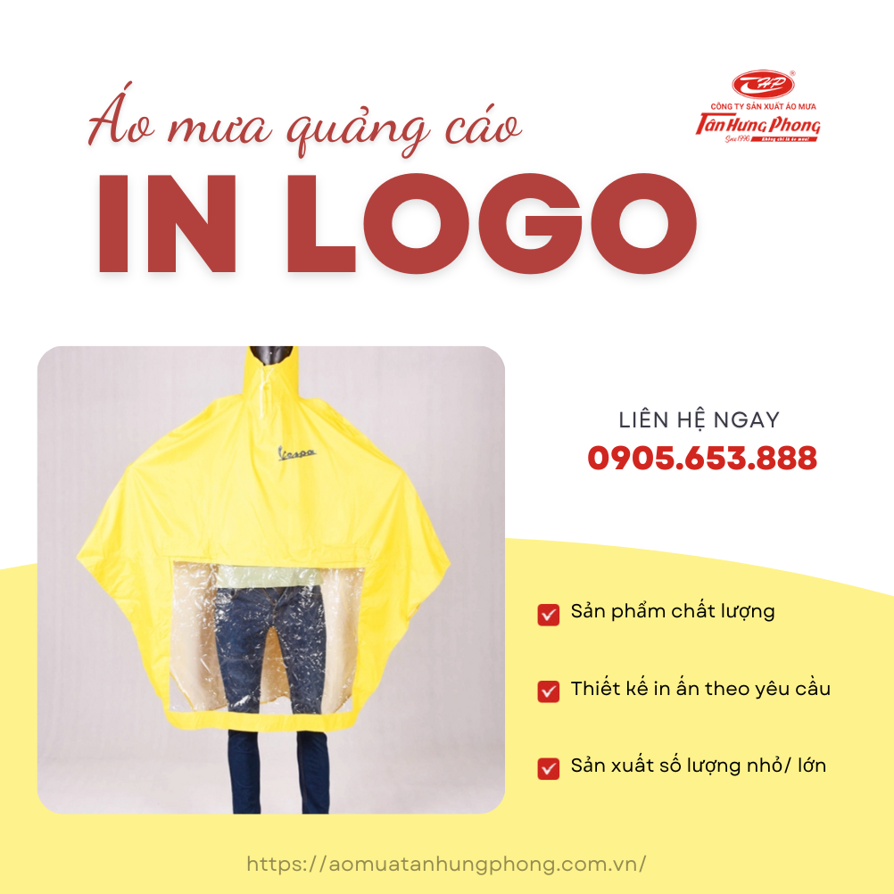 Áo Mưa Quảng Cáo - Giải Pháp Tuyệt Vời Cho Thương Hiệu Của Bạn