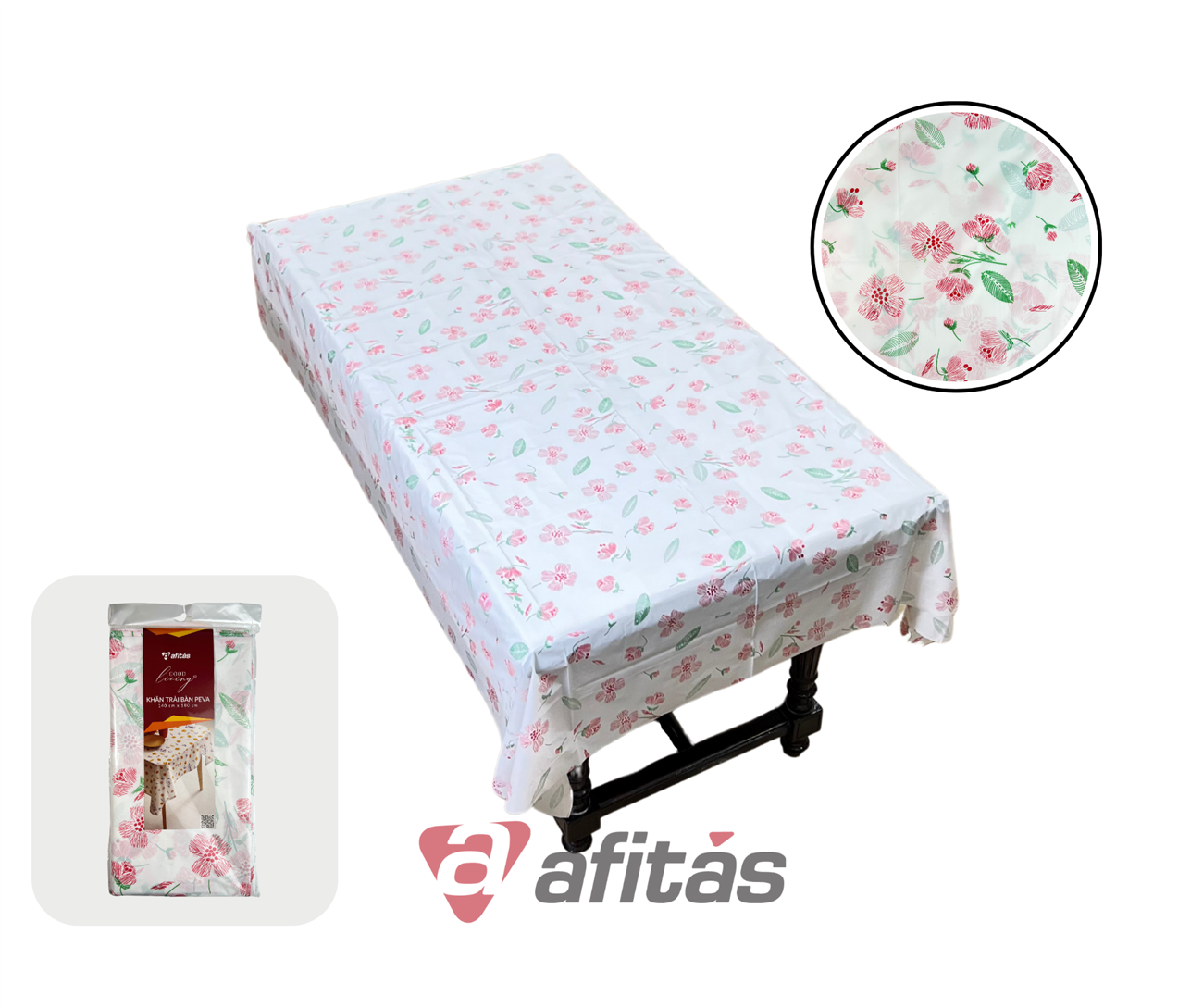 Khăn trải bàn PEVA Chính Hãng Tân Hưng Phong