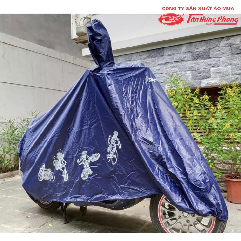 Bạt Trùm Xe Máy Có Bọc Gương Tân Hưng Phong