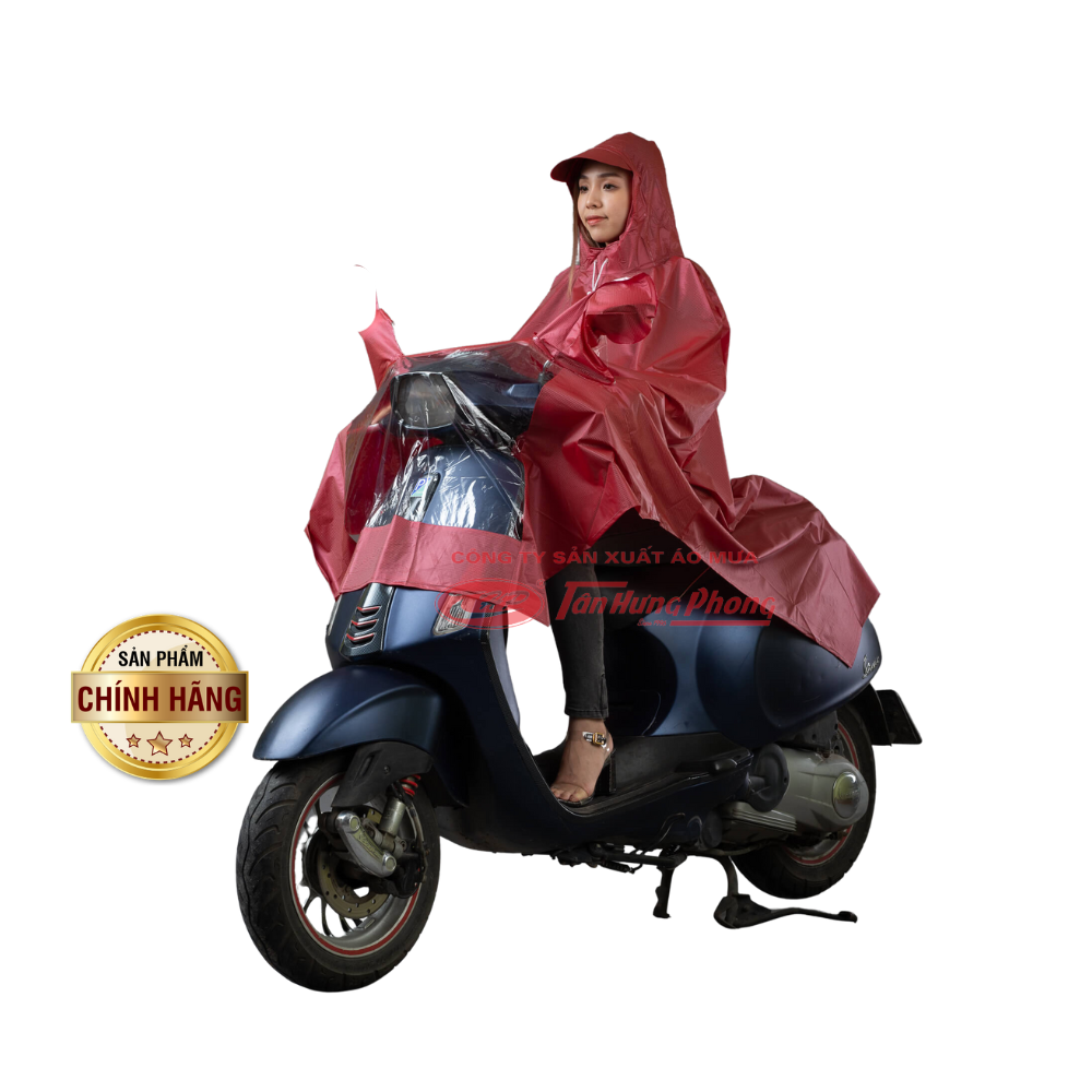 Áo Mưa Vân Sò Có Bọc Gương Tân Hưng Phong