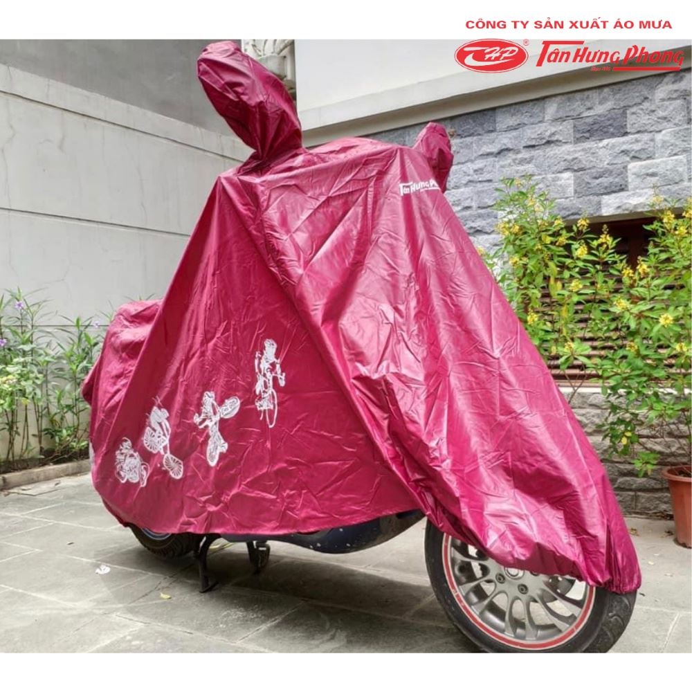 Bạt Trùm Xe Máy Có Bọc Gương Tân Hưng Phong