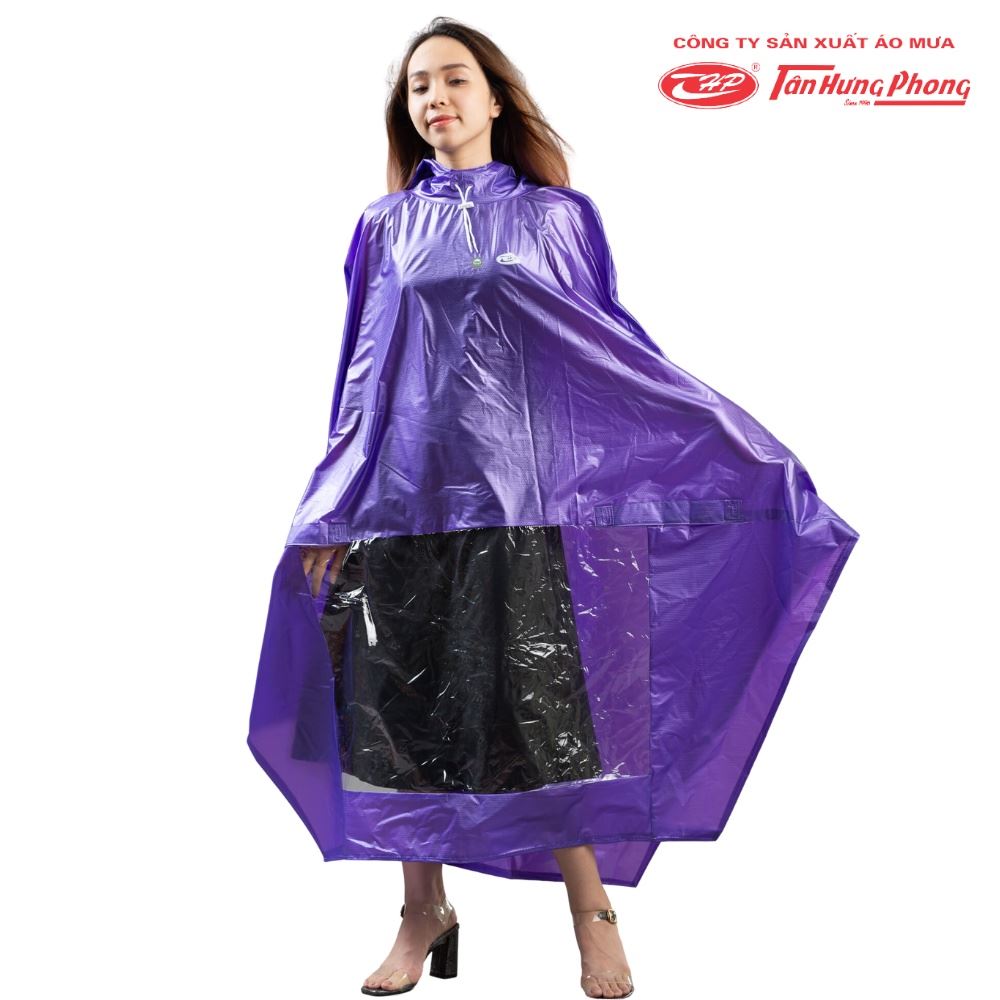 Áo Mưa Vân Sò Nhựa Dẻo PVC Tân Hưng Phong