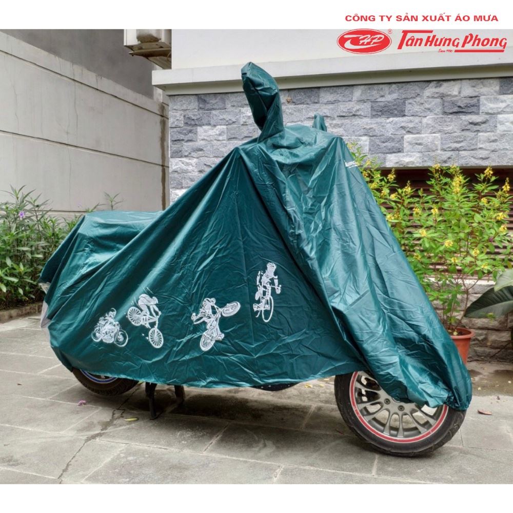 Bạt Trùm Xe Máy Có Bọc Gương Tân Hưng Phong