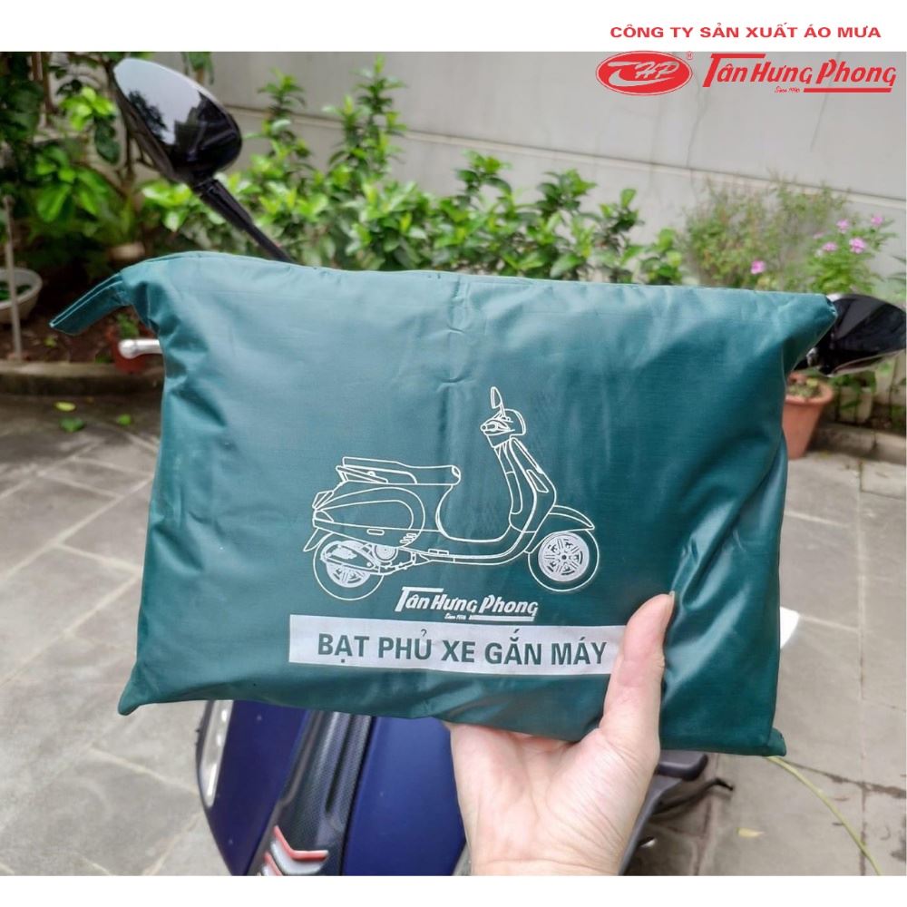 Bạt Trùm Xe Máy Có Bọc Gương Tân Hưng Phong
