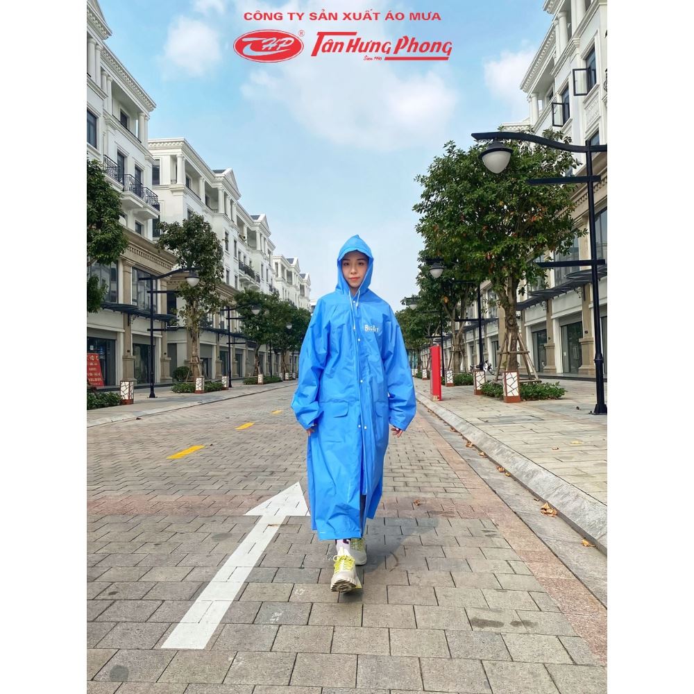 Áo Mưa Trong Suốt BigBit Dáng Dài Tân Hưng Phong